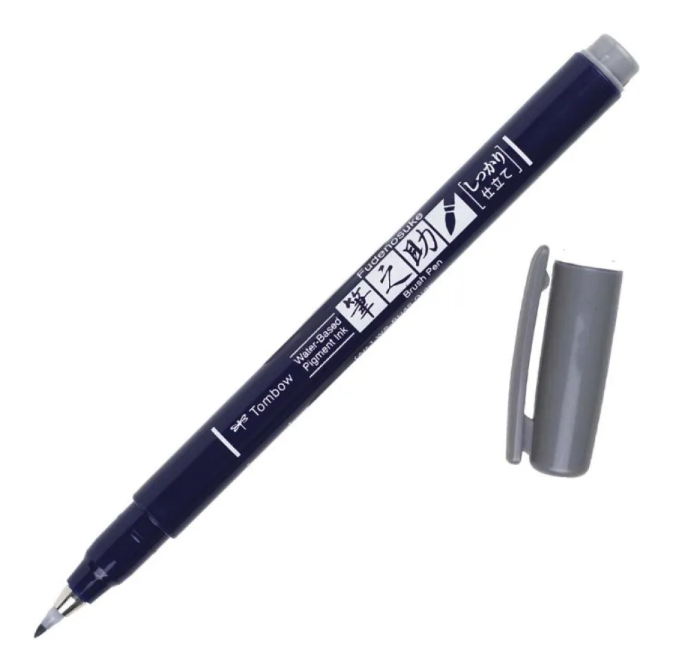 Zestaw pisaków do kaligrafii Fudenosuke Brush Pen, Trilogy - Tombow - 3 szt.