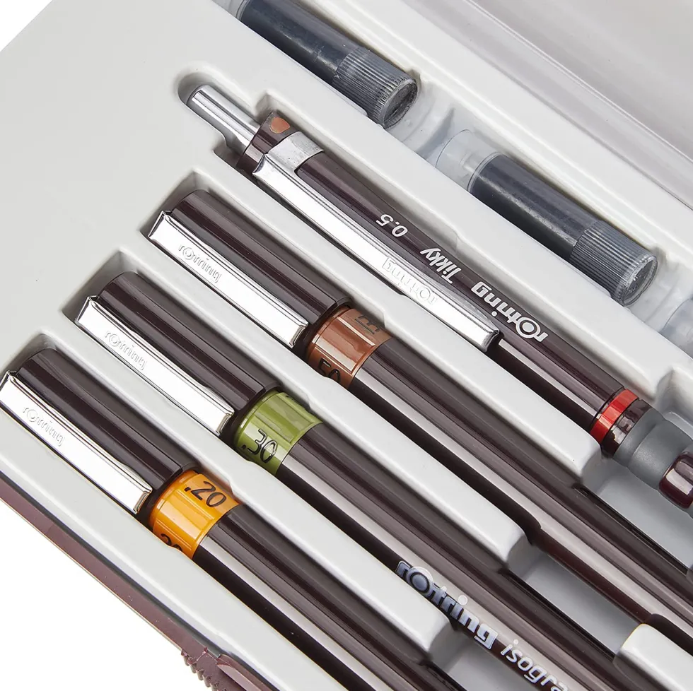 Zestaw pisaków kreślarskich Isograph Junior Set - Rotring