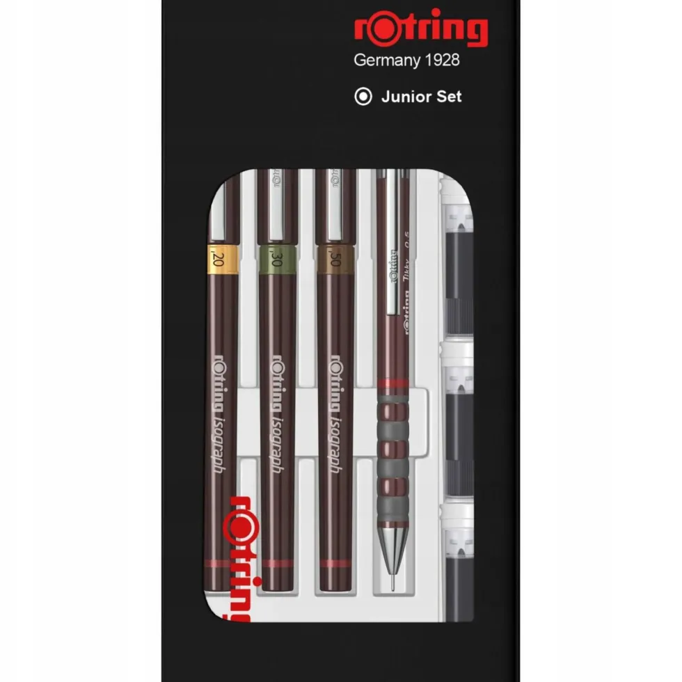 Zestaw pisaków kreślarskich Isograph Junior Set - Rotring