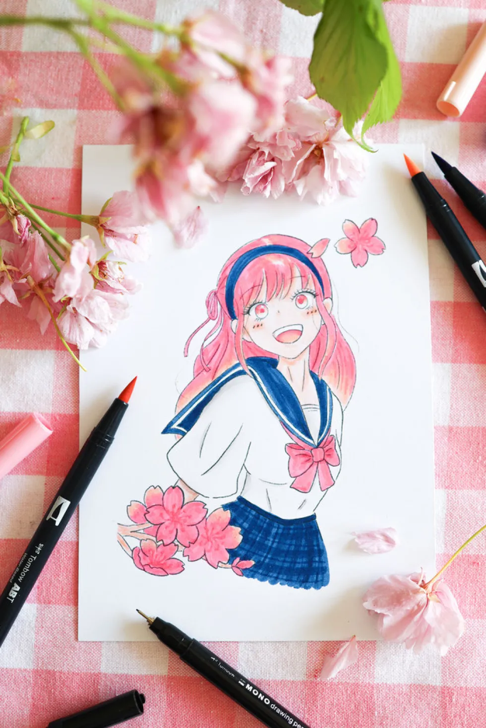 Zestaw pisaków Manga Kawaii - Tombow - 5 szt.