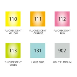 Zestaw pisaków Zig Clean Color Dot - Kuretake - Highlight, 6 kolorów