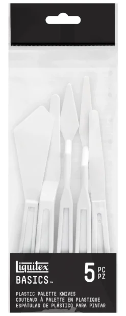 Zestaw plastikowych szpachelek malarskich Basic - Liquitex - 5 szt.