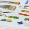Zestaw plastikowych szpachelek malarskich - DpCraft - 5 szt.