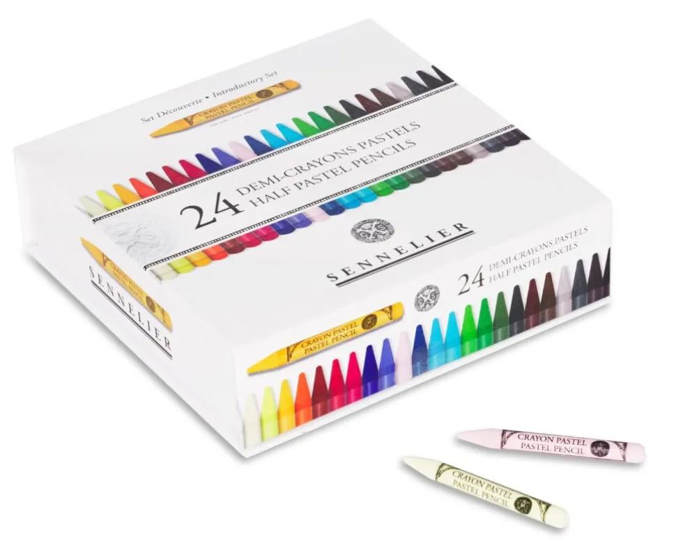 Zestaw połówek pasteli suchych Half Pastel Pencil Introductory - Sennelier - 24 szt.
