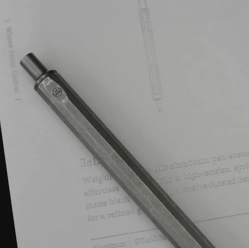 Zestaw prezentowy Metal Writing Set - HMM - Raw