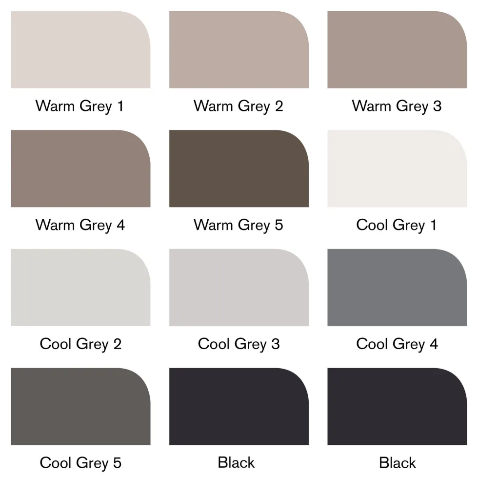 Zestaw Promarker Brush - Winsor & Newton - Neutral tones, 12 + 1 szt.