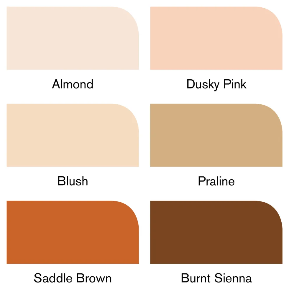 Zestaw Promarker Brush - Winsor & Newton - Skin Tones, 6 szt.