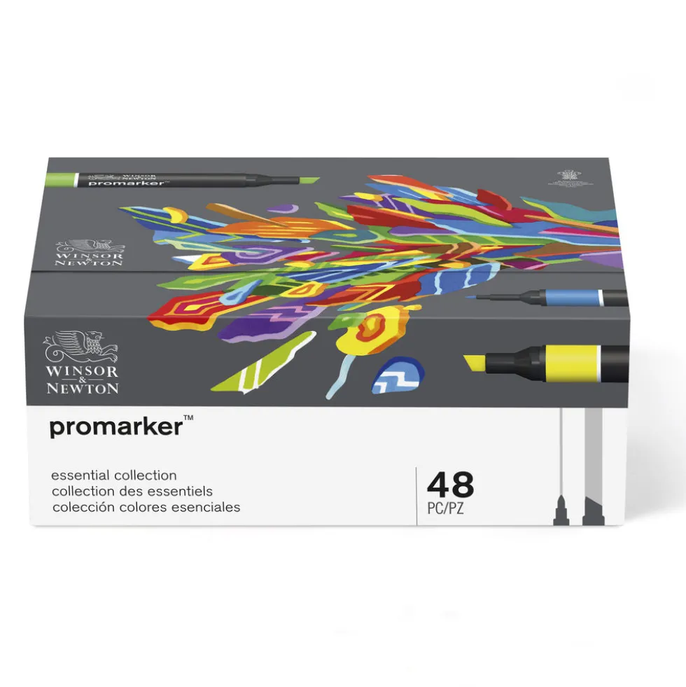 Zestaw Promarker Essential Collection - Winsor & Newton - 48 szt.