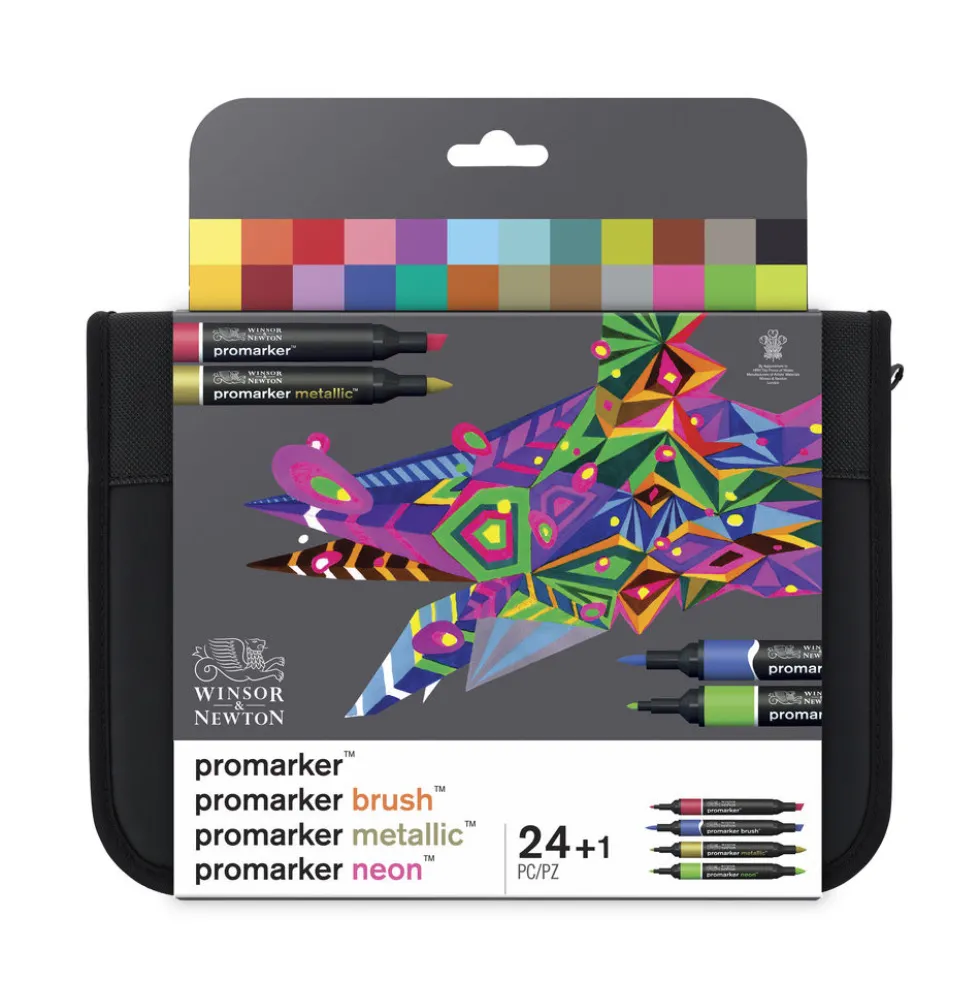 Zestaw Promarker Mixed Marker - Winsor & Newton - 24 szt.