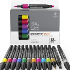Zestaw Promarkerów Brush - Winsor & Newton - 12 + 1 szt.