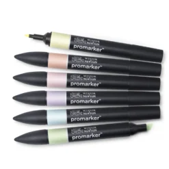 Zestaw Promarker - Winsor & Newton - Pastel Tones, 6 szt.