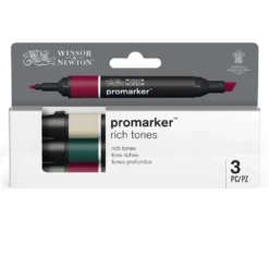 Zestaw Promarker - Winsor & Newton - Rich Tones, 3 szt.