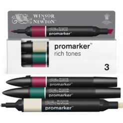 Zestaw Promarker - Winsor & Newton - Rich Tones, 3 szt.