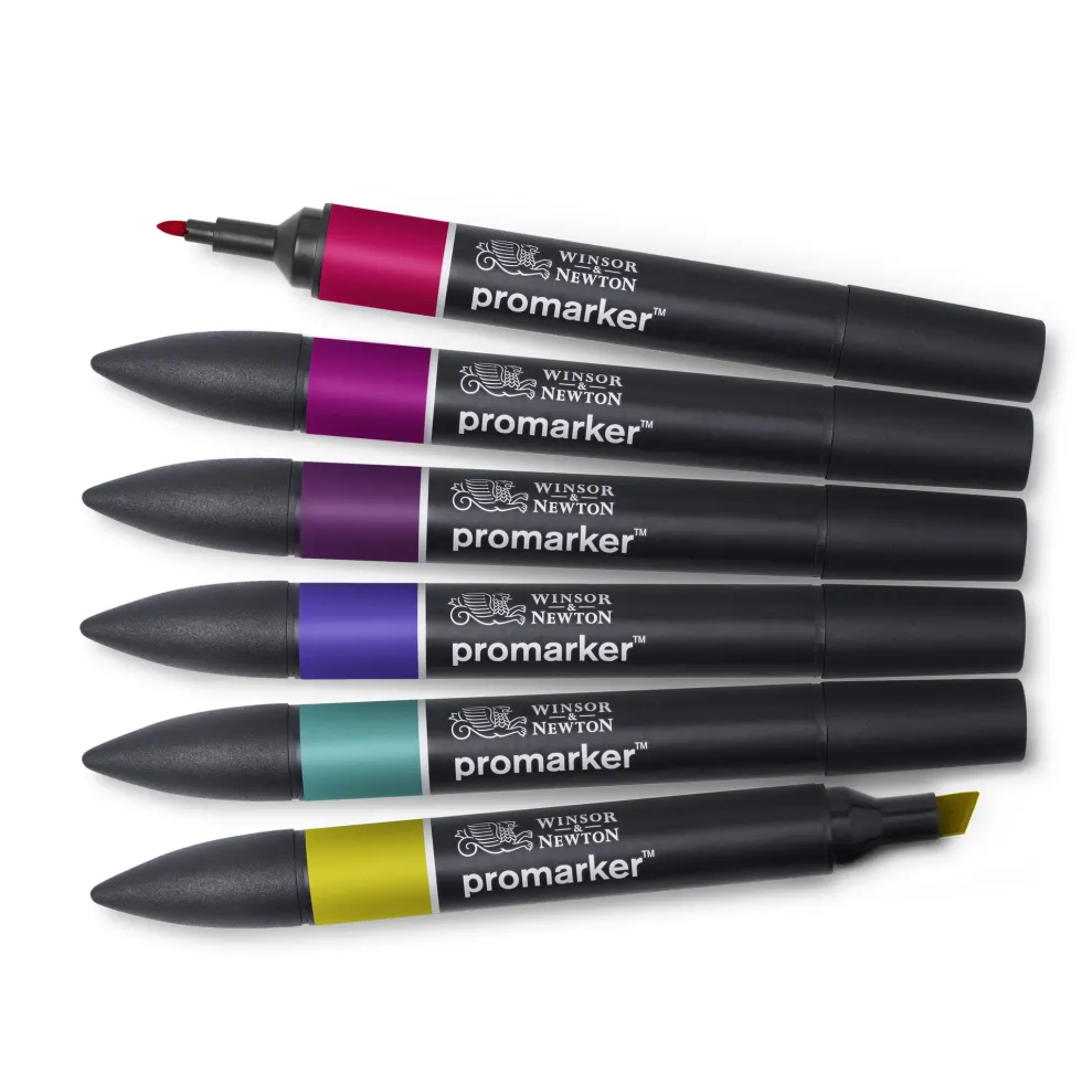 Zestaw Promarker - Winsor & Newton - Rich Tones, 6 szt.