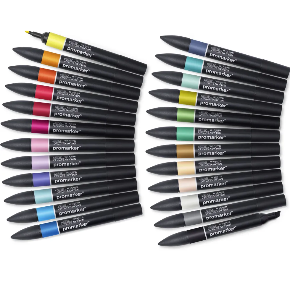 Zestaw Promarker - Winsor & Newton - Sztuka i ilustracje 24 szt.