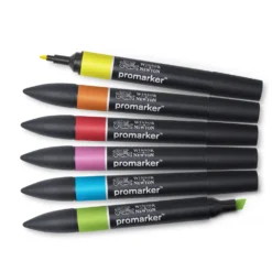 Zestaw Promarker - Winsor & Newton - Vibrant Tones, 6 szt.
