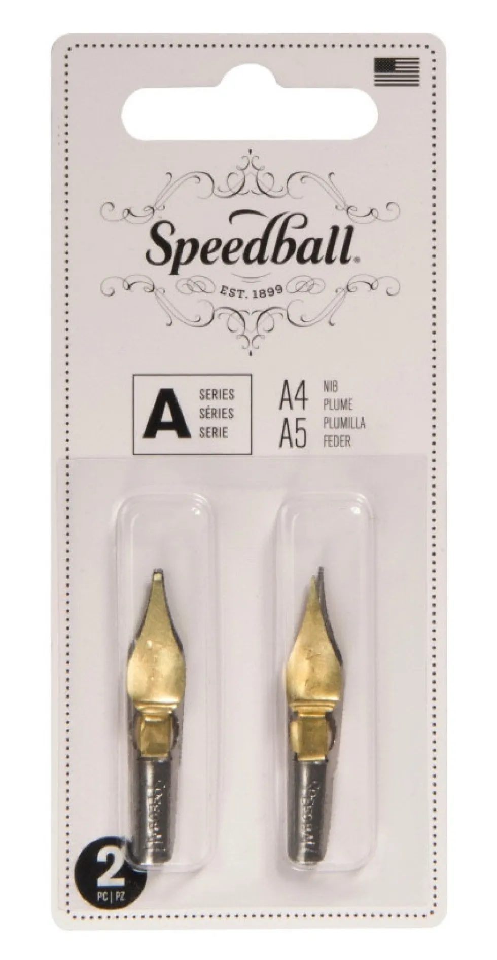 Zestaw stalówek do kaligrafii A4/A5 - Speedball - 2 szt.
