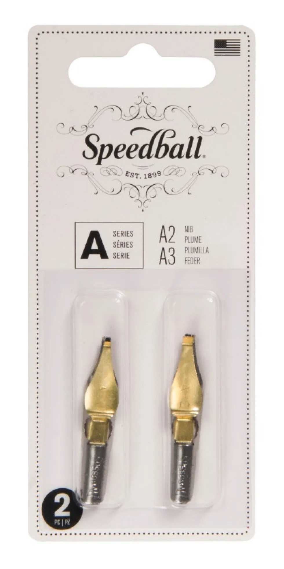 Zestaw stalówek do kaligrafii A2/A3 - Speedball - 2 szt.