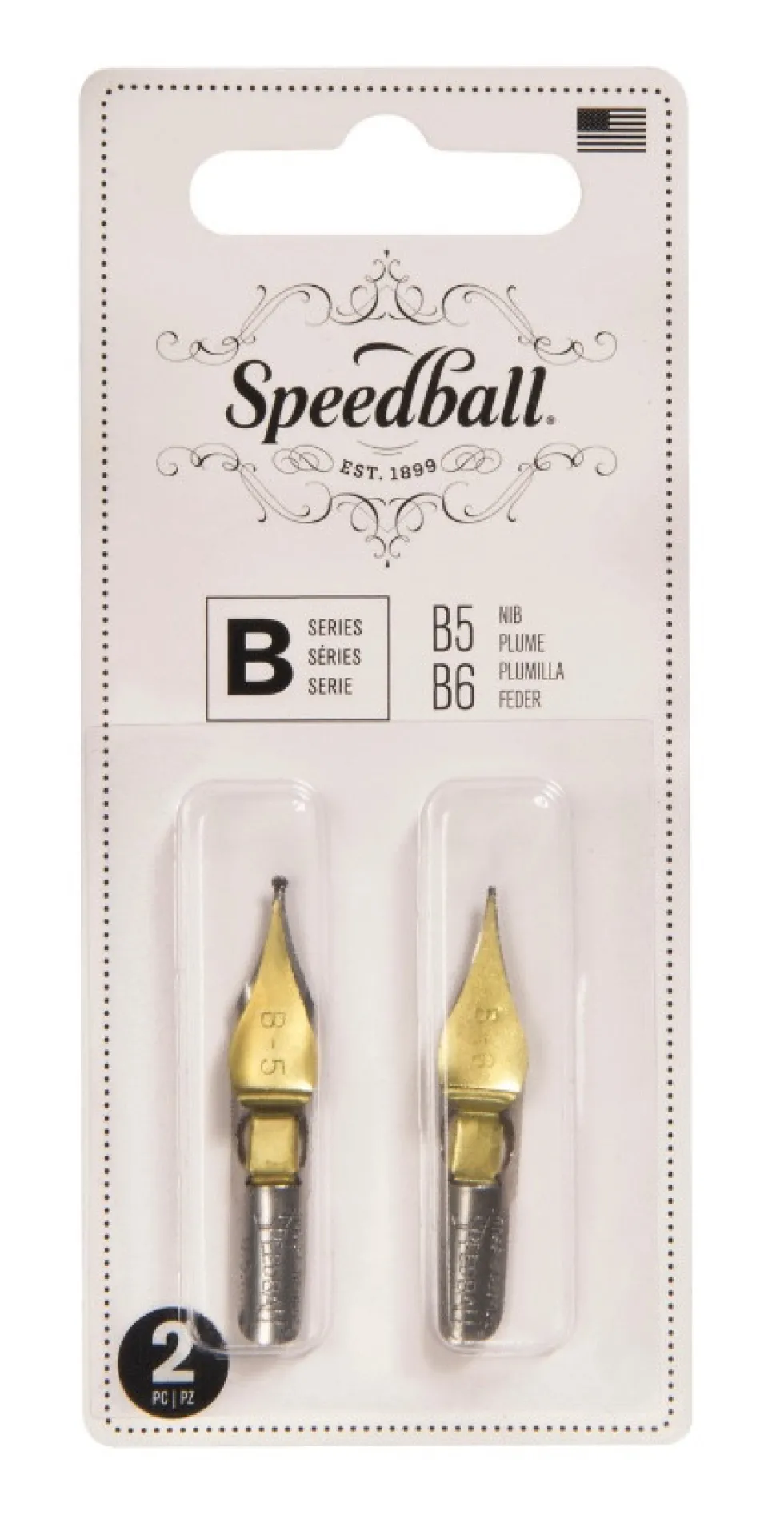 Zestaw stalówek do kaligrafii B5/B6 - Speedball - 2 szt.
