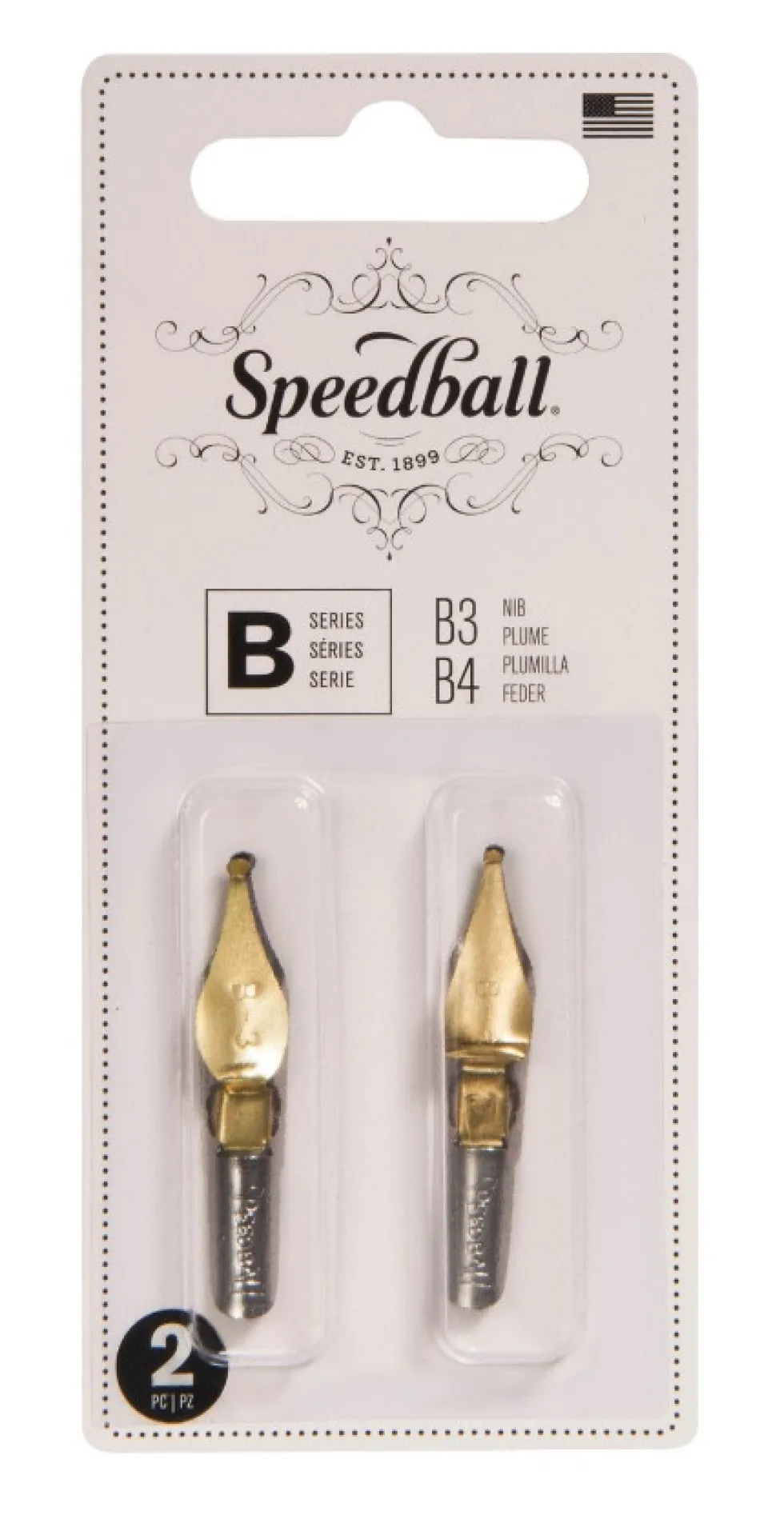 Zestaw stalówek do kaligrafii B3/B4 - Speedball - 2 szt.