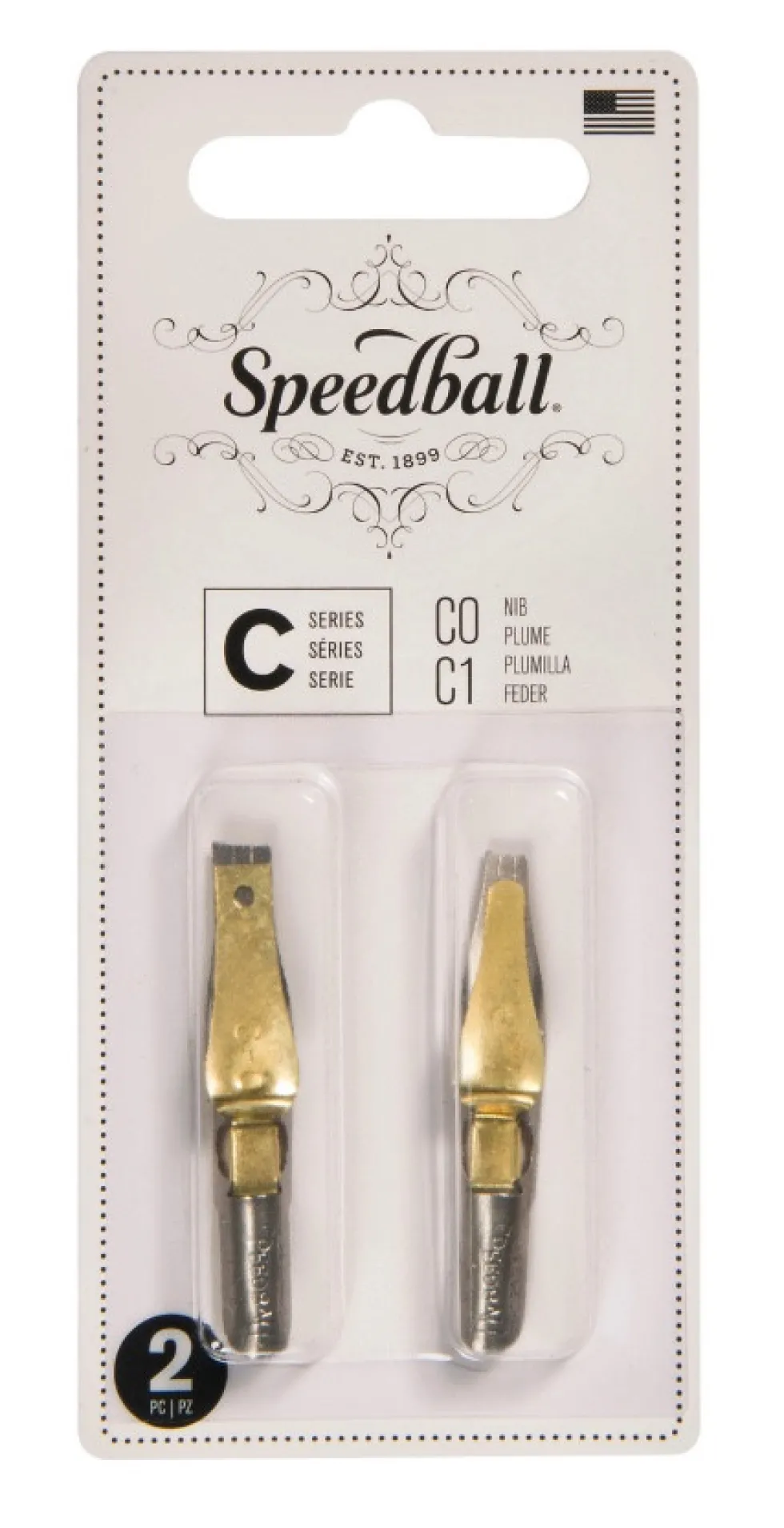 Zestaw stalówek do kaligrafii C0/C1 - Speedball - 2 szt.