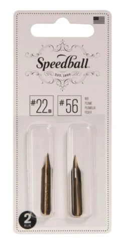 Zestaw stalówek do kaligrafii nr 22B/56 - Speedball - 2 szt.