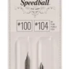 Zestaw stalówek do kaligrafii nr 100/104 - Speedball - 2 szt.
