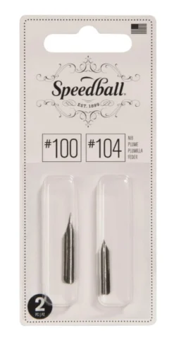 Zestaw stalówek do kaligrafii nr 100/104 - Speedball - 2 szt.