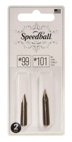 Zestaw stalówek do kaligrafii nr 99/101 - Speedball - 2 szt.