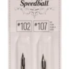 Zestaw stalówek do kaligrafii nr 102/107 - Speedball - 2 szt.