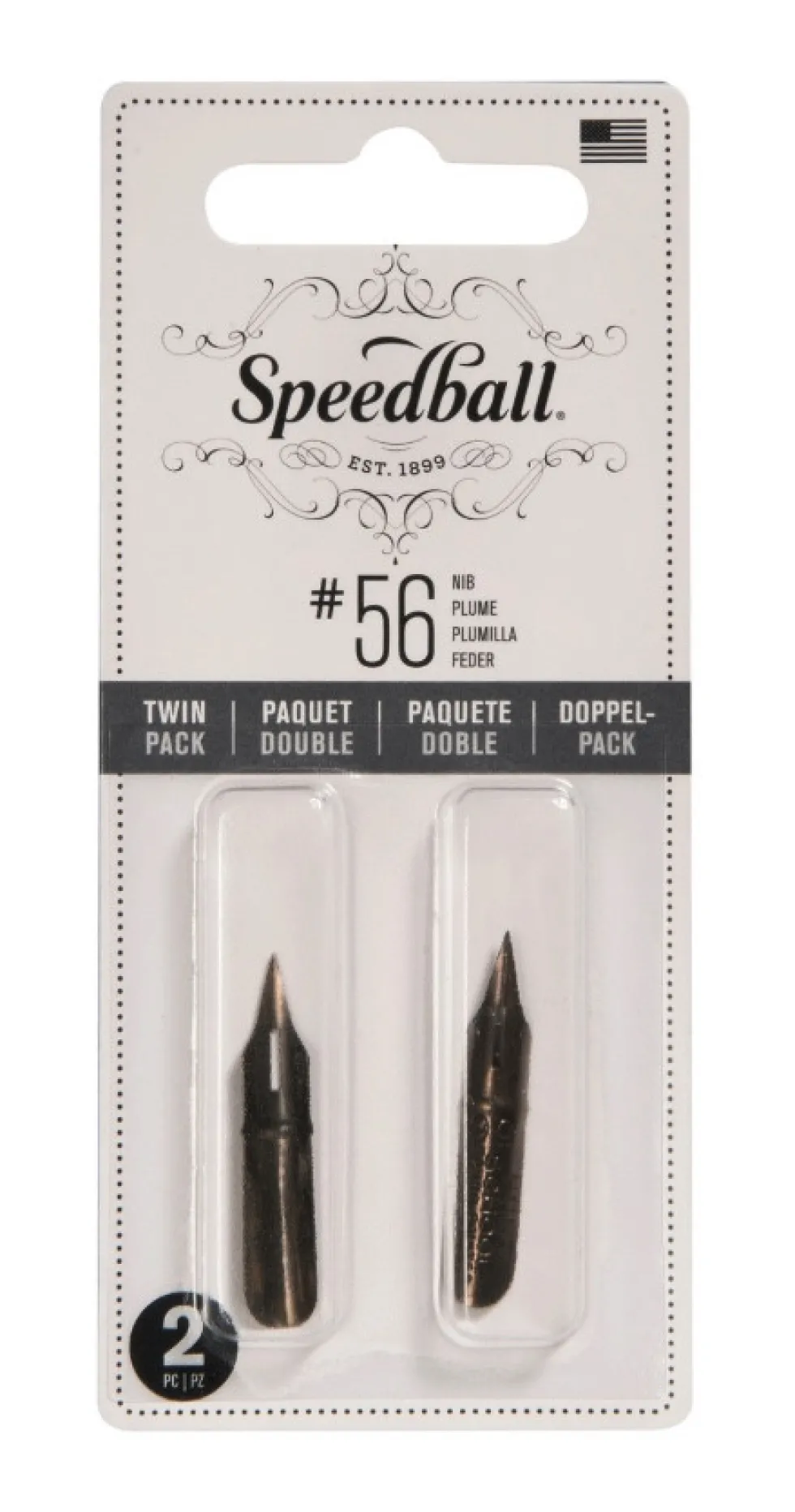 Zestaw stalówek do kaligrafii nr 56 - Speedball - 2 szt.