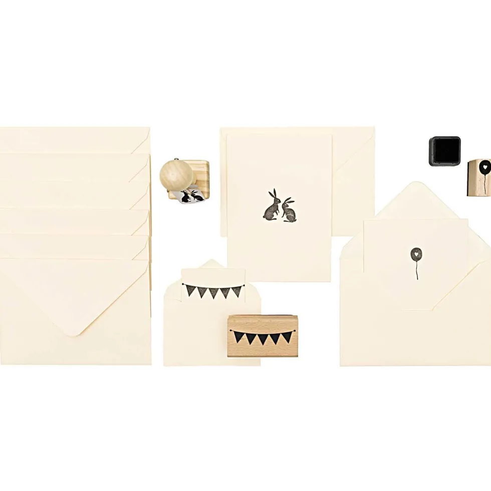 Zestaw stempli drewnianych Birthday - Paper Poetry - 9 szt.