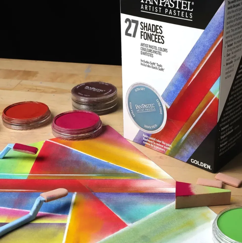 Zestaw suchych pasteli PanPastel Shades - 27 kolorów