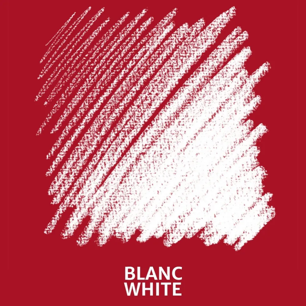 Zestaw suchych pasteli Sketching Carrés - Conté à Paris - White HB 12 szt.