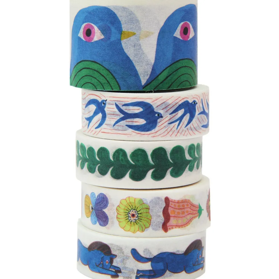 Zestaw taśm washi Midsommar Magic - Paper Poetry - 5 szt.
