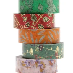Zestaw taśm washi - Paper Poetry - Funny Fall, 15 mm x 10 m, 5 szt.