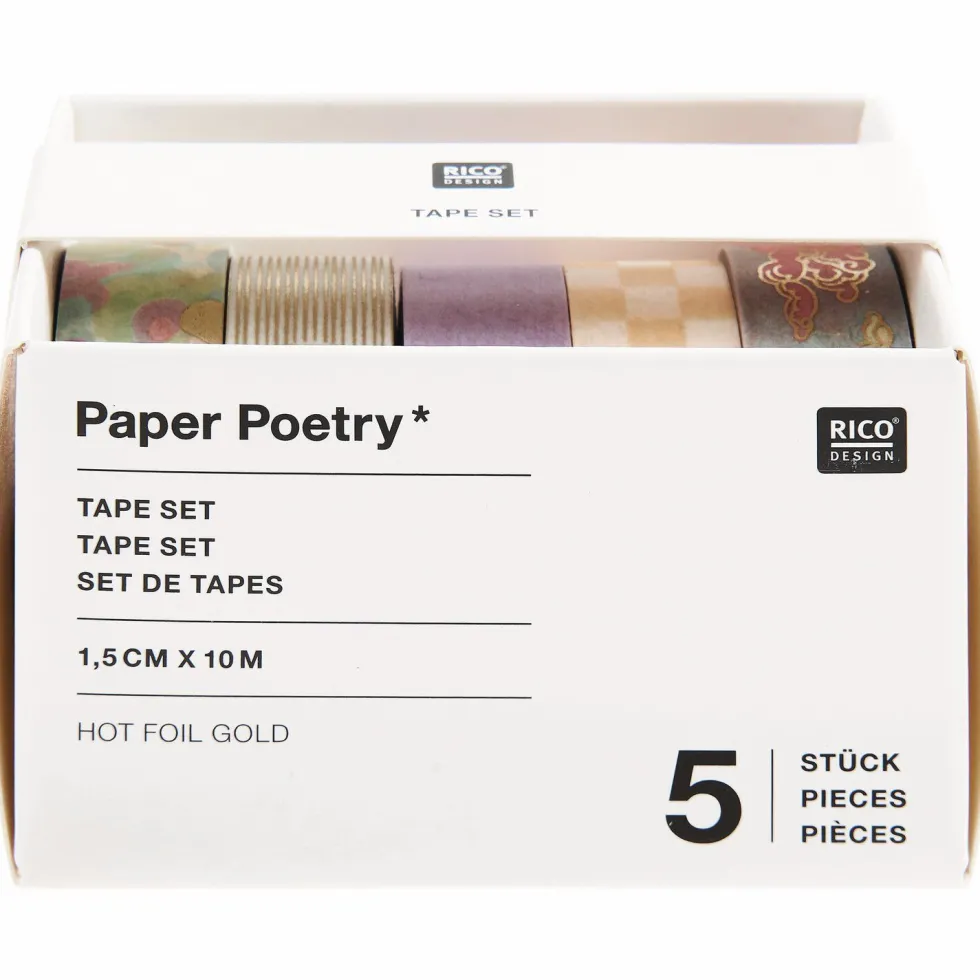 Zestaw taśm washi The Sky is the Limit - Paper Poetry - 5 szt.