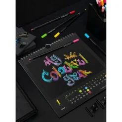Zestaw trójkątnych kredek Black Edition - Faber-Castell - 12 kolorów