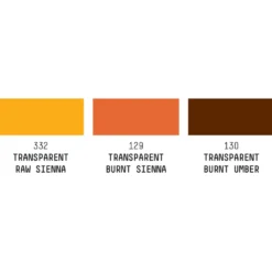Zestaw tuszów akrylowych Transparent - Liquitex - 3 kolory x 30 ml