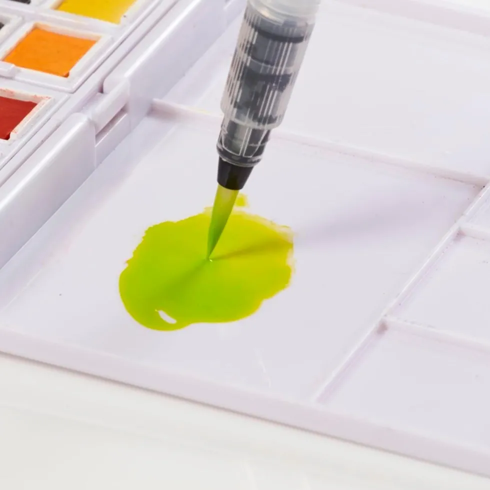 Zestaw tuszów akwarelowych Inktense w kostkach - Derwent - 24 szt.