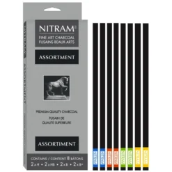 Zestaw węgli Assortment - Nitram - B+, B, HB, H, 8 szt.