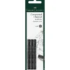 Zestaw węgli Pitt Monochrome - Faber-Castell - soft, 3 szt.