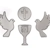 Zestaw wykrojników - DpCraft - Komunia Święta, 4 szt.