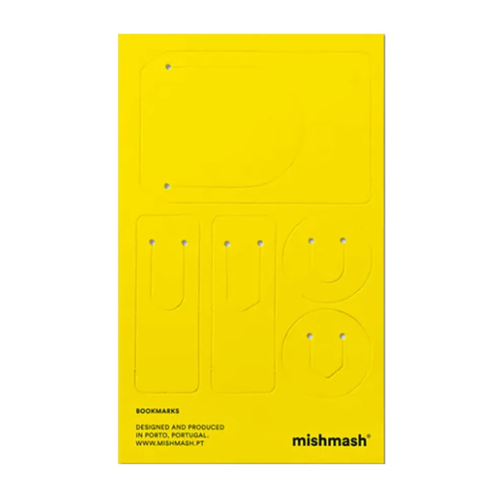 Zestaw zakładek Bookmarks - mishmash - Yellow, 5 szt.