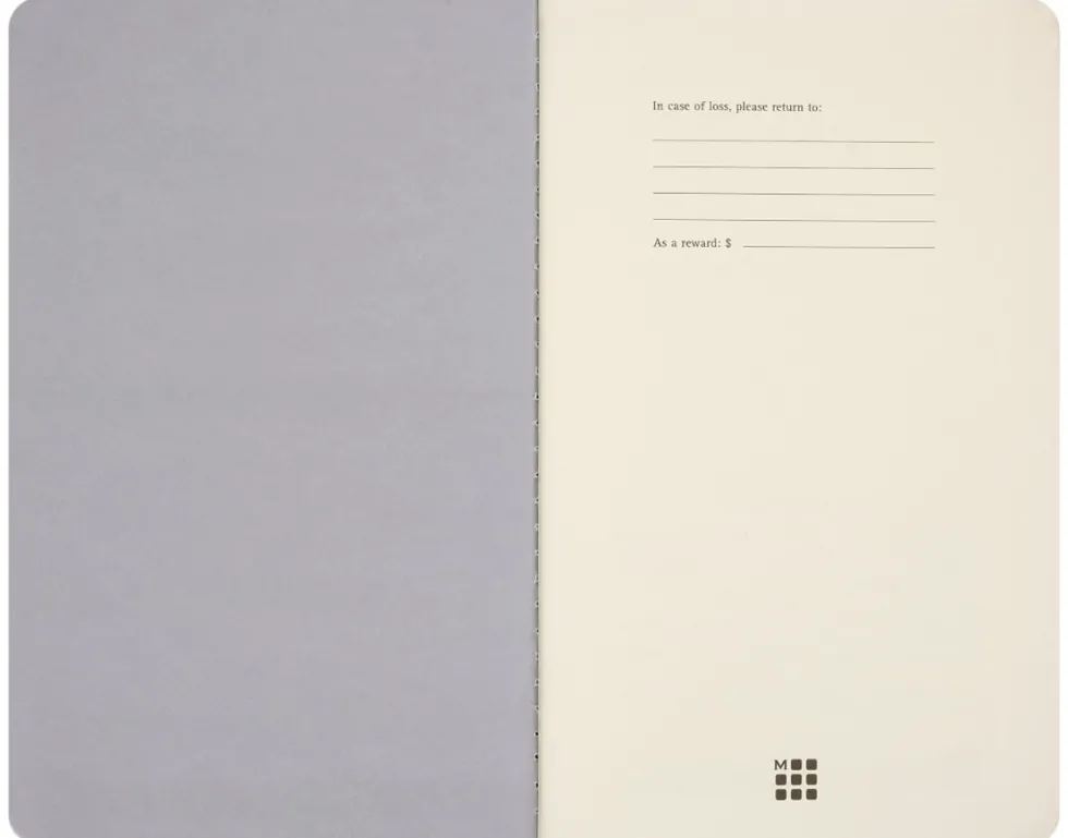 Zestaw zeszytów gładkich Cahier NASA edycja limitowana 13 x 21 cm - Moleskine - 2 szt.