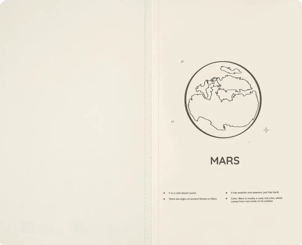 Zeszyt gładki Cahier NASA edycja limitowana 13 x 21 cm - Moleskine
