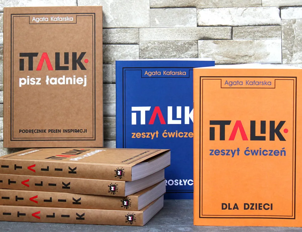 Zeszyt ćwiczeń do kaligrafii dla dorosłych - Agata Kafarska - Italik