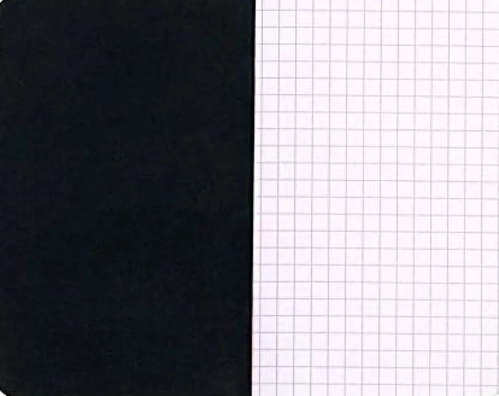 Zeszyt w kratkę A7 - Rhodia - Black 80 g 48 stron