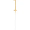 Zimne ognie Cyfra 1 - złota, 17 cm