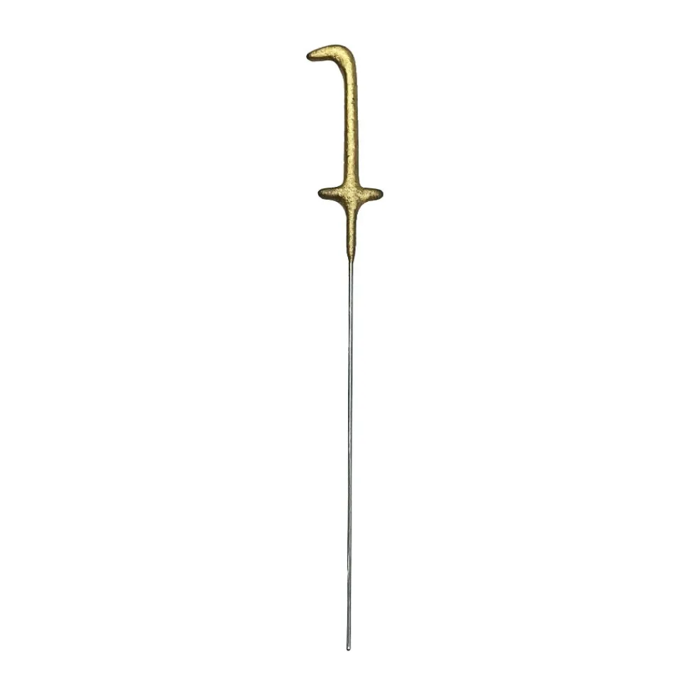 Zimne ognie Cyfra 2 - złote 15 cm